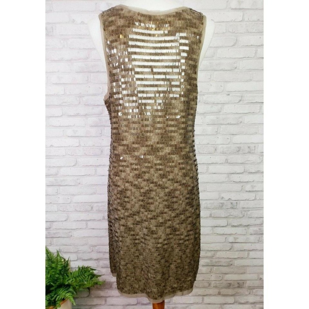 Chelsea and Violet womens sz M camouflage sequin tank cocktail‎ dress bodycon - Picture 2 of 7